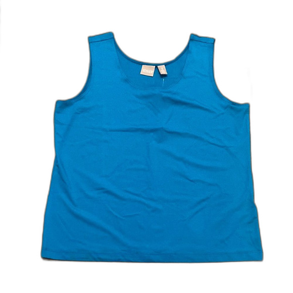 Chico's Tops - Chico's Blue Sleeveless Tank Top